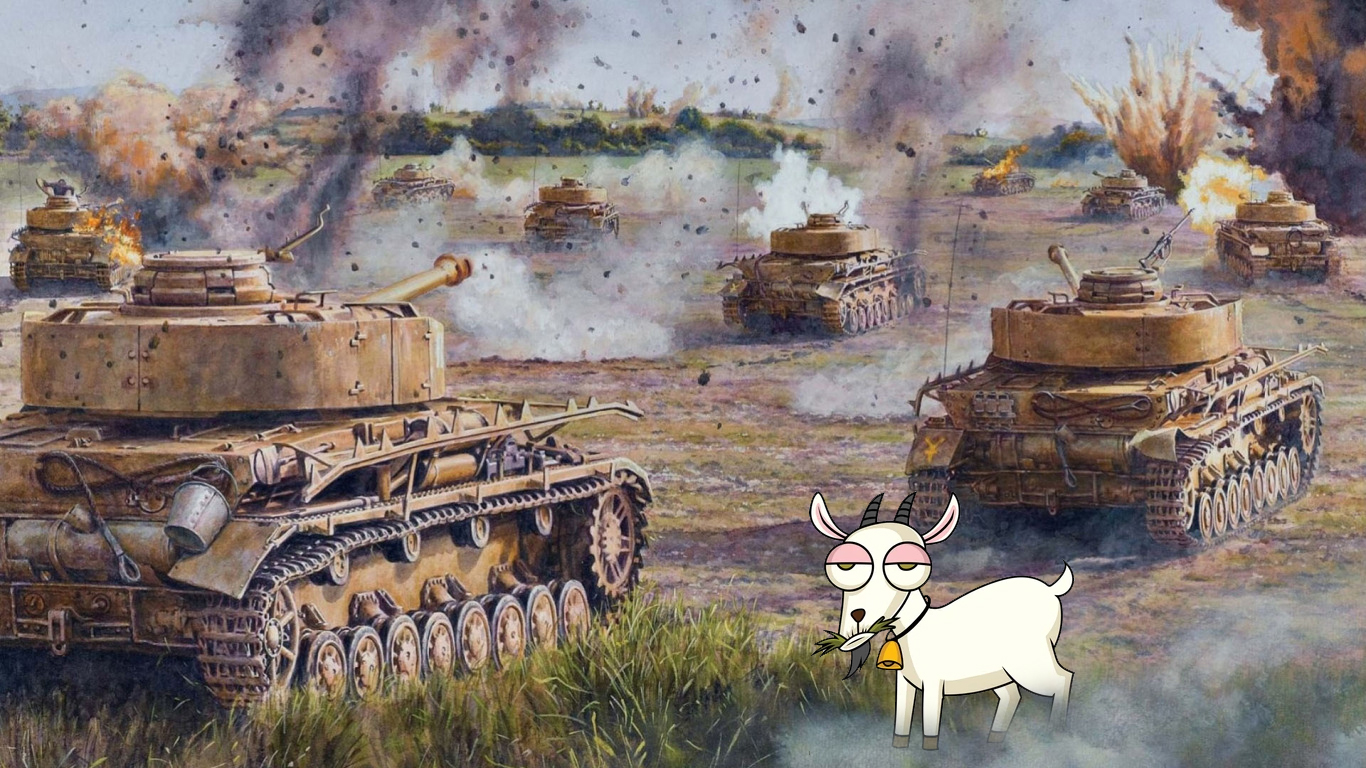 tired of war, eating orange grass